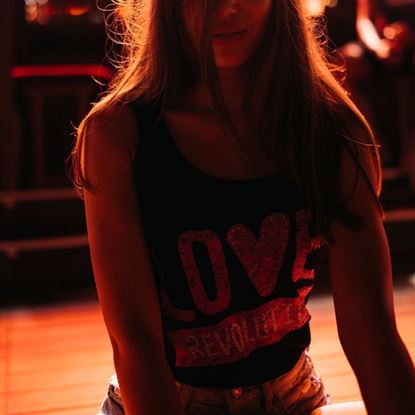 Picture of SZIGET // Lady Love Revolution heart tanktop