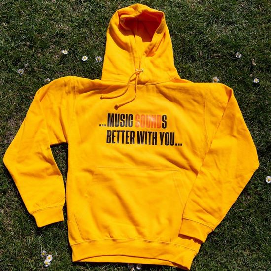Picture of BALATON SOUND // UNISEX 'Music SOUNDs better with you...' Hoodie